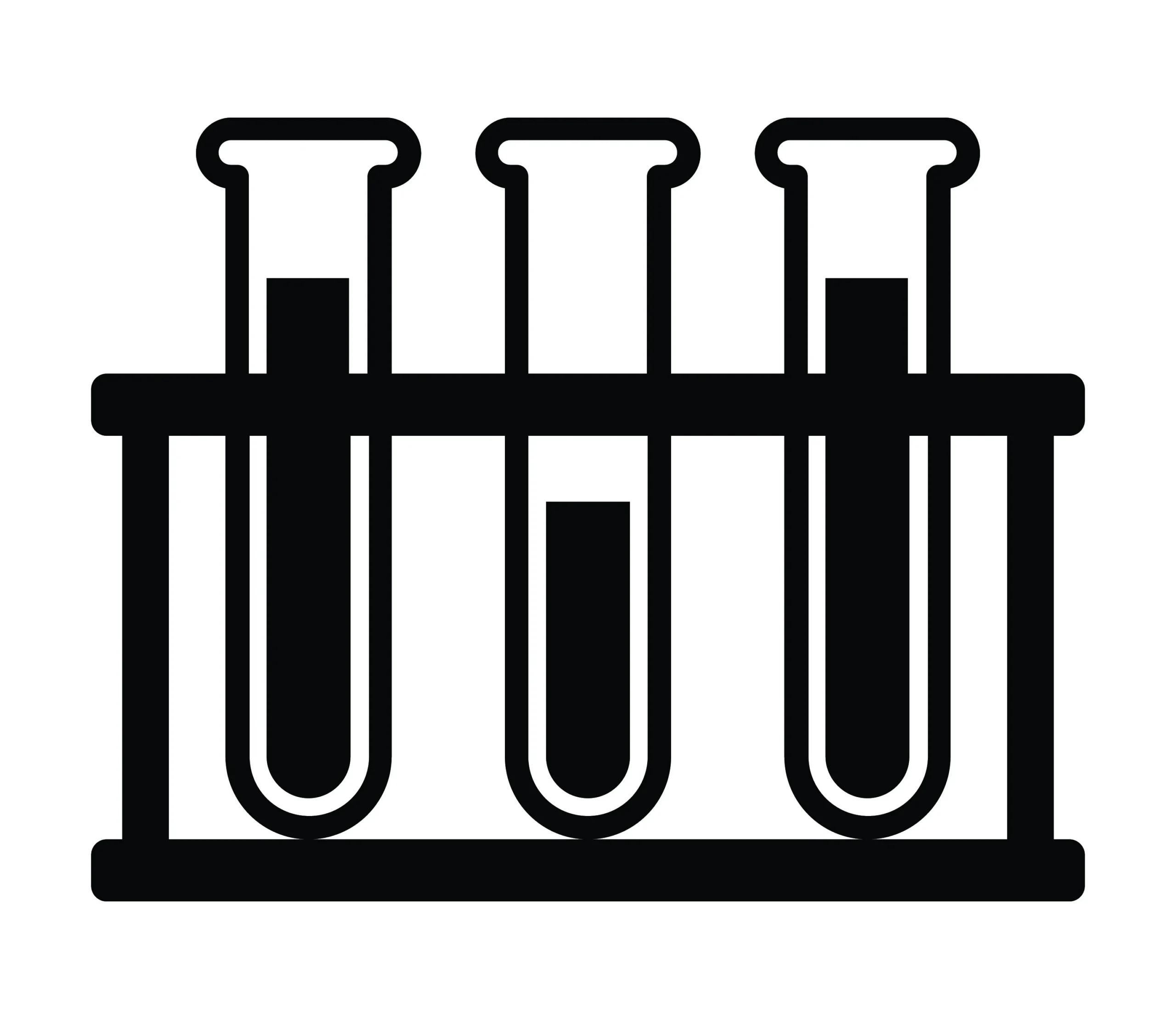 icon tubes organized in racks